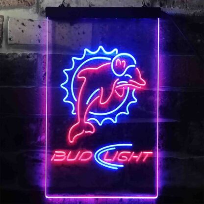 Miami Dolphins Bud Light LED Neon Sign neon sign LED