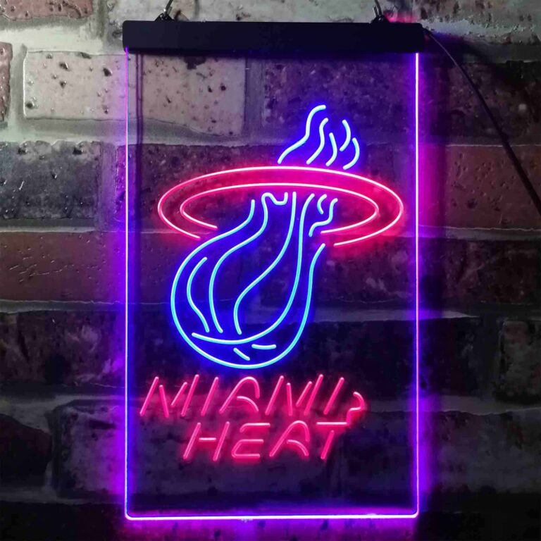 Miami Heat Logo LED Neon Sign - neon sign - LED sign - shop - What's ...