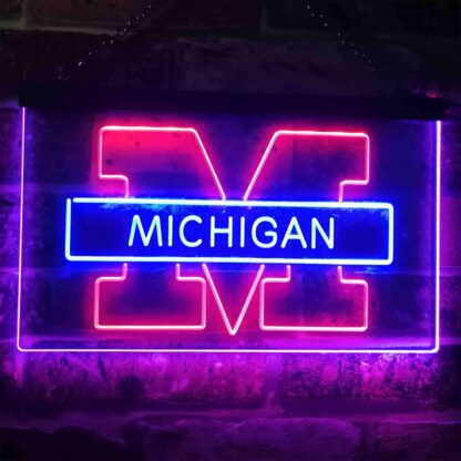 Michigan Wolverines Logo 1 LED Neon Sign neon sign LED