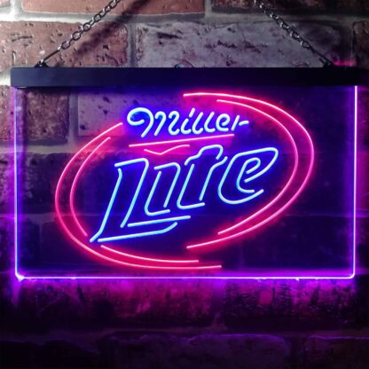 Miller Lite 2 LED Neon Sign neon sign LED
