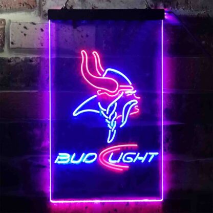 Minnesota Vikings Bud Light LED Neon Sign neon sign LED