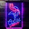 Minnesota Vikings Coors Light LED Neon Sign