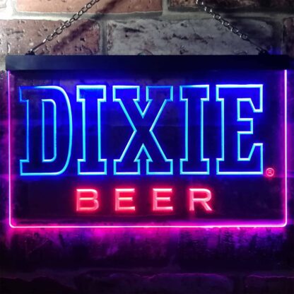 Dixie Beer Banner 1 LED Neon Sign neon sign LED