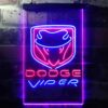 Dodge Viper Fangs 2 LED Neon Sign
