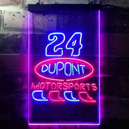 Dupont Motorsports 24 LED Neon Sign neon sign LED