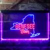 Genesee Beer Map 1 LED Neon Sign