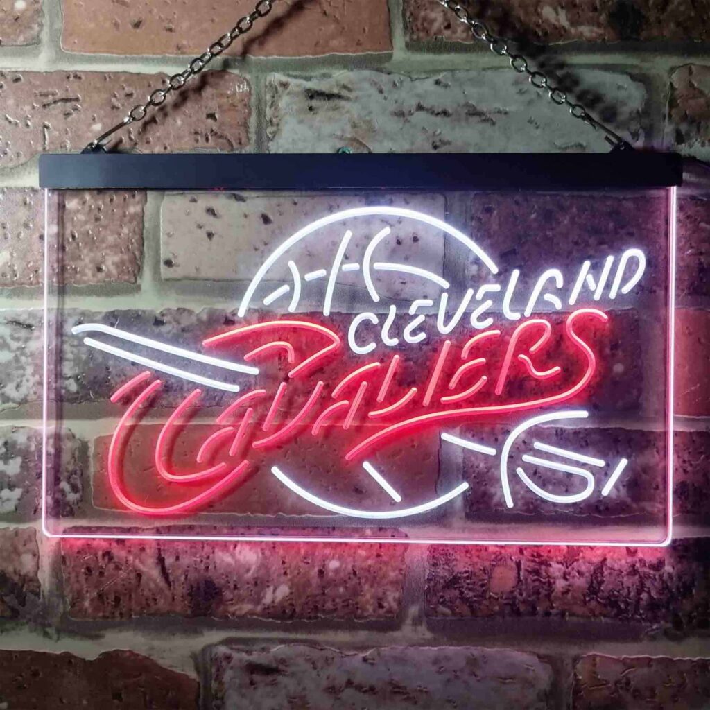 Cleveland Cavaliers Logo Led Neon Sign - Legacy Edition - Neon Sign 