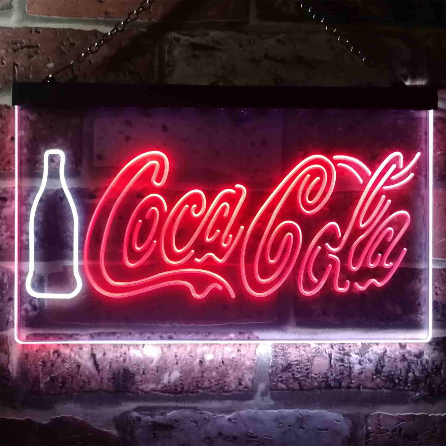 Coca-Cola Bottle and Logo LED Neon Sign - neon sign - LED sign - shop ...