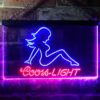 Coors Light Girl 2 LED Neon Sign