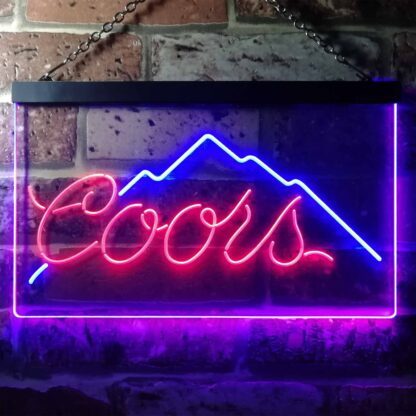 Coors Light Mountain 2 LED Neon Sign neon sign LED