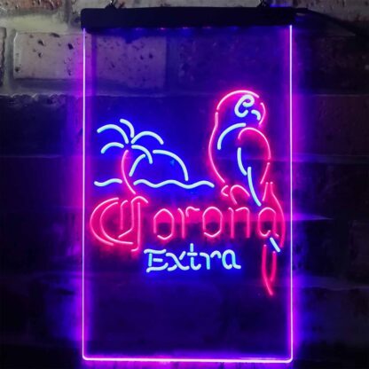 Corona Extra - Tropical Parrot 2 LED Neon Sign neon sign LED