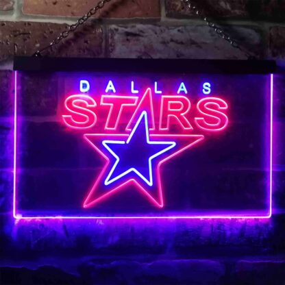 Dallas Stars Logo 2 LED Neon Sign - Legacy Edition neon sign LED