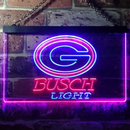 Green Bay Packers Busch Light LED Neon Sign neon sign LED