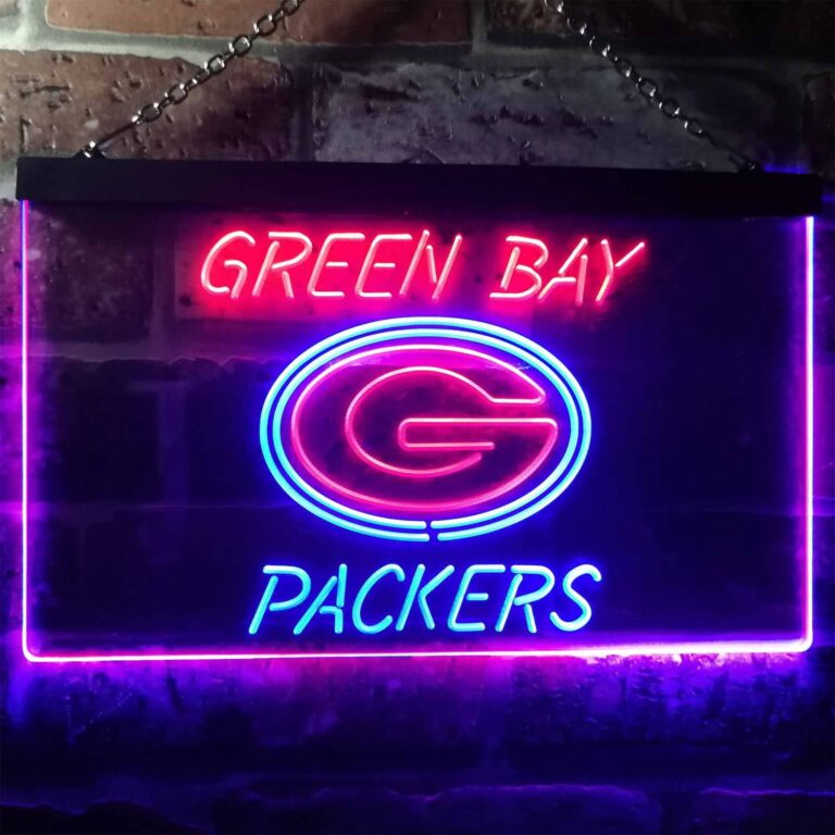 Green Bay Packers Logo 1 Led Neon Sign Neon Sign Led Sign Shop