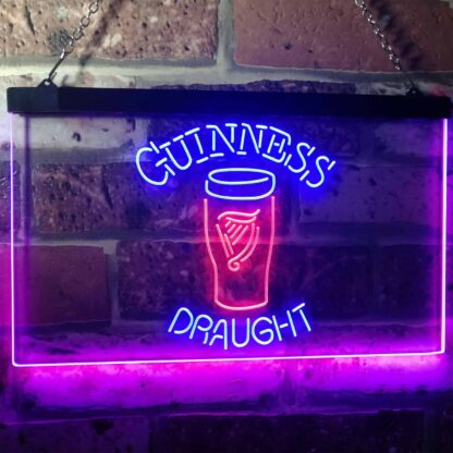 Guinness Draught Glass LED Neon Sign neon sign LED