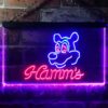Hamms Beer Bear LED Neon Sign