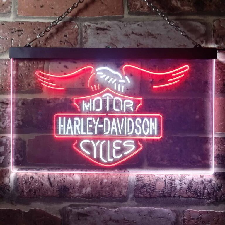 Harley Davidson Eagle 2 LED Neon Sign - neon sign - LED sign - shop ...