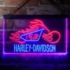 Harley Davidson Fire Bike LED Neon Sign