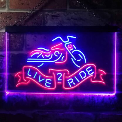 Harley Davidson Live 2 Ride Bike LED Neon Sign neon sign LED