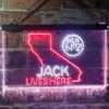 Jack Daniels Jack Lives Here California LED Neon Sign