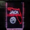 Jack Daniels Jack Lives Here Florida LED Neon Sign