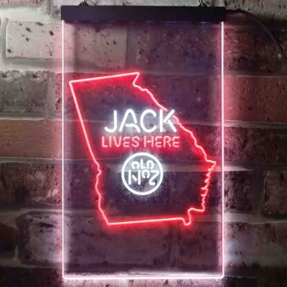 Jack Daniel's Jack Lives Here - Georgia LED Neon Sign neon sign LED