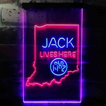 Jack Daniel's Jack Lives Here - Indiana LED Neon Sign neon sign LED
