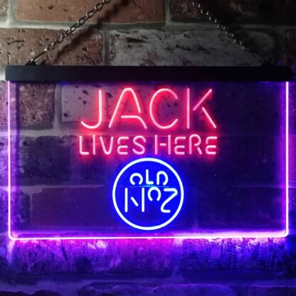 Jack Daniel's Jack Lives Here LED Neon Sign neon sign LED