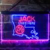 Jack Daniels Jack Lives Here Louisiana LED Neon Sign