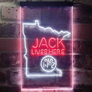 Jack Daniel's Jack Lives Here - Minnesota LED Neon Sign neon sign LED