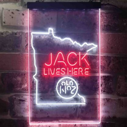 Jack Daniel's Jack Lives Here - Minnesota LED Neon Sign neon sign LED