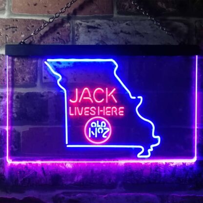 Jack Daniel's Jack Lives Here - Missouri LED Neon Sign neon sign LED