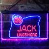 Jack Daniels Jack Lives Here Oregon LED Neon Sign