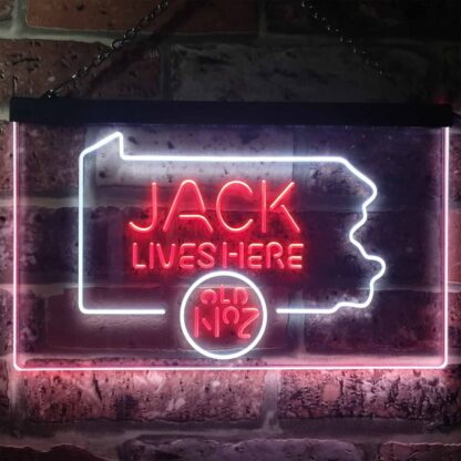 Jack Daniel's Jack Lives Here - Pennsylvania LED Neon Sign neon sign LED