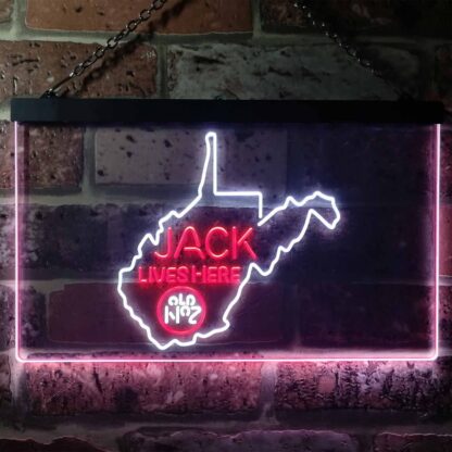 Jack Daniel's Jack Lives Here - West Virginia LED Neon Sign neon sign LED