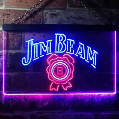 Jim Bean Ribbon 1 LED Neon Sign neon sign LED