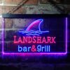 Landshark Lager Bar and Grill Sharkfin LED Neon Sign