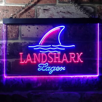 Landshark Lager - Sharkfin LED Neon Sign neon sign LED