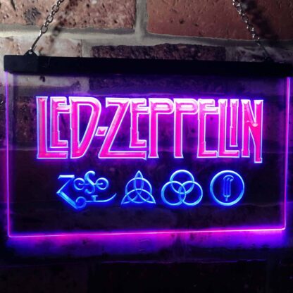 Led Zeppelin Logo 1 LED Neon Sign neon sign LED