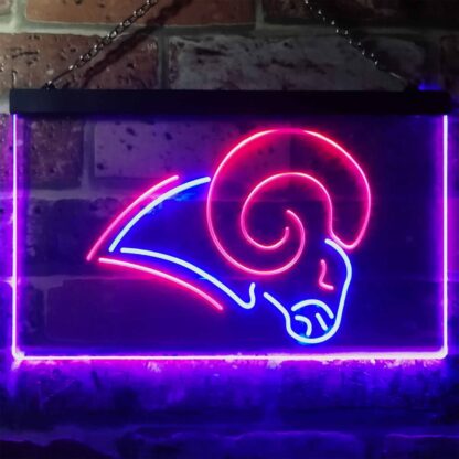 Los Angeles Rams Logo LED Neon Sign - Legacy Edition neon sign LED