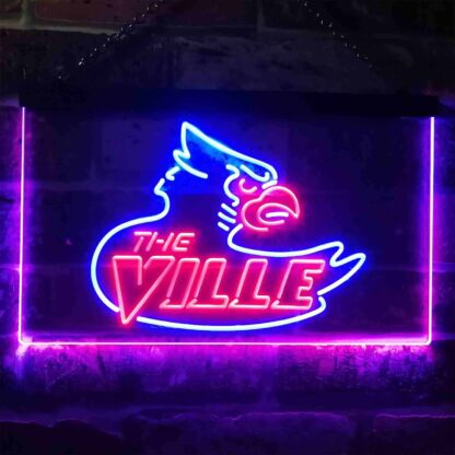 Louisville Cardinals The Ville LED Neon Sign neon sign LED