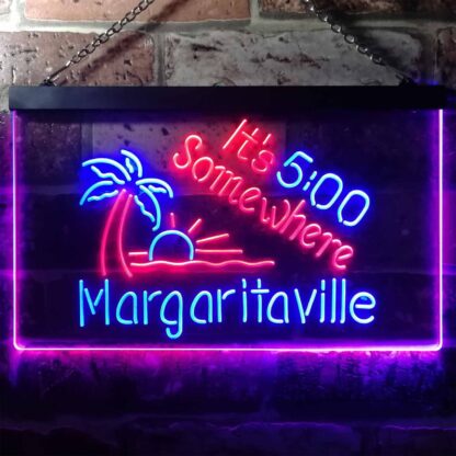 Margaritaville It's 5 Somewhere LED Neon Sign neon sign LED