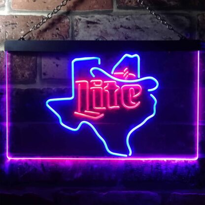 Miller Lite - Cowboy LED Neon Sign neon sign LED