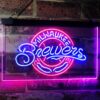 Milwaukee Brewers Logo LED Neon Sign Legacy Edition