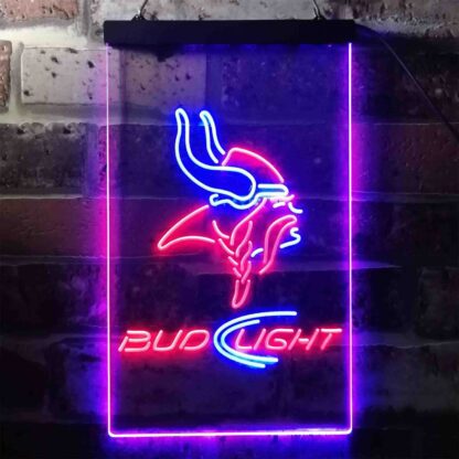 Minnesota Vikings Bud Light LED Neon Sign neon sign LED