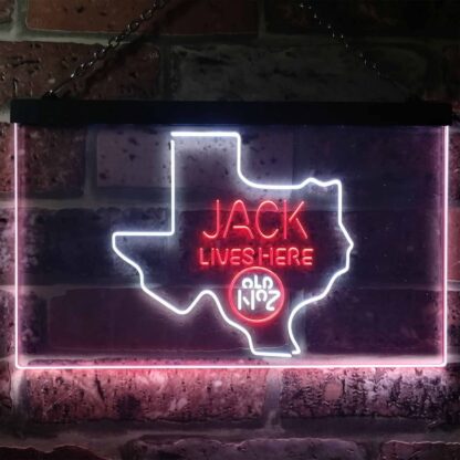 Jack Daniel's Jack Lives Here - Texas LED Neon Sign neon sign LED