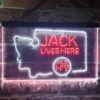 aJack Daniels Jack Lives Here Washington LED Neon Sign