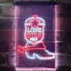 aLone Star Beer Shoe LED Neon Sign