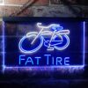 Fat Tire Bicycle Logo LED Neon Sign