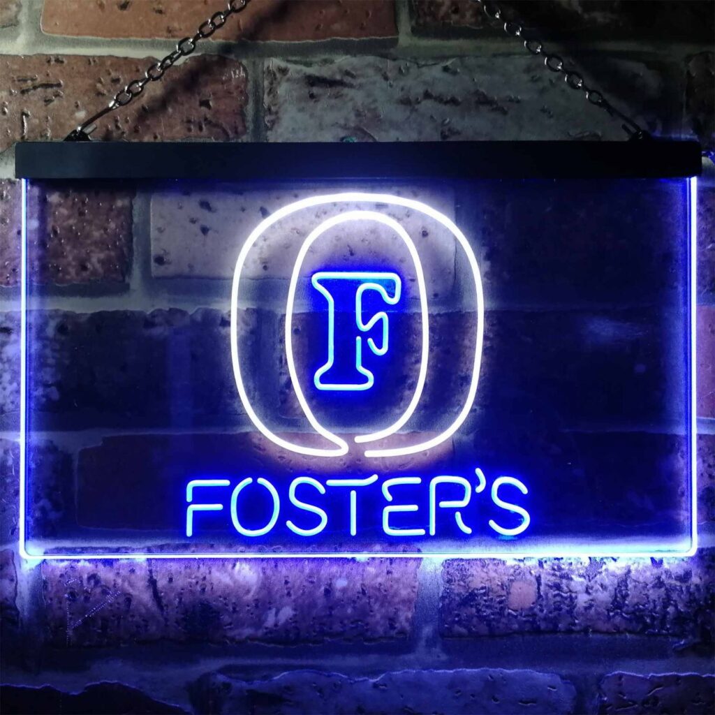 Foster's Lager - Logo 1 LED Neon Sign - neon sign - LED sign - shop ...